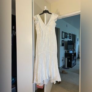 Ralph Lauren white cotton dress (size 12)